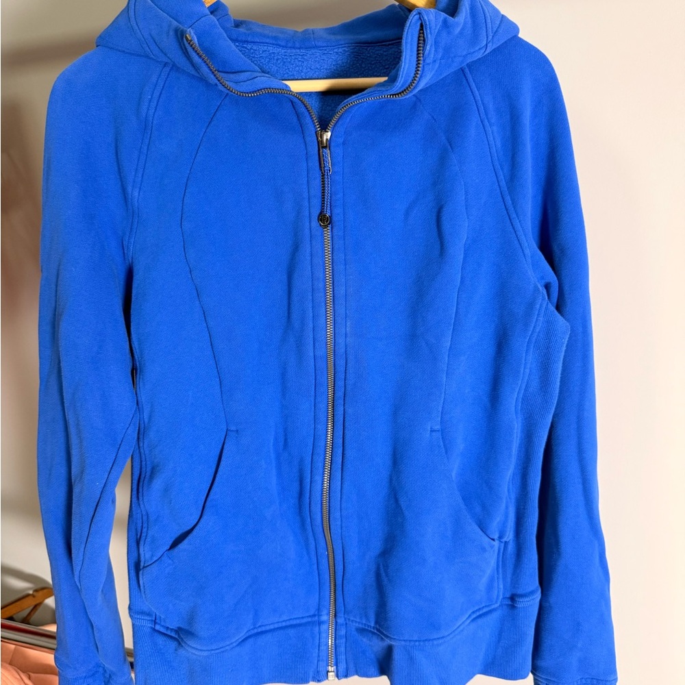 lululemon athletica Vibrant Blue Zip-Up Hoodie